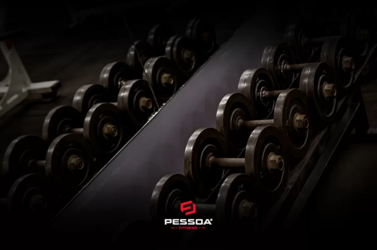 Halteres disponíveis para treino